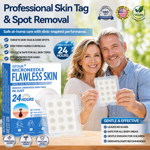 🔥𝐎𝐟𝐟𝐢𝐜𝐢𝐚𝐥 𝐒𝐭𝐨𝐫𝐞 | GFOUK® 🌿 𝐁𝐨𝐭𝐚𝐧𝐢𝐜𝐚𝐥 𝐌𝐢𝐜𝐫𝐨𝐧𝐞𝐞𝐝𝐥𝐞 𝐇𝐲𝐝𝐫𝐨𝐜𝐨𝐥𝐥𝐨𝐢𝐝 𝐏𝐚𝐭𝐜𝐡 (𝐅𝐨𝐫 𝐒𝐤𝐢𝐧 𝐓𝐚𝐠𝐬, 𝐒𝐦𝐚𝐥𝐥 𝐒𝐤𝐢𝐧 𝐆𝐫𝐨𝐰𝐭𝐡𝐬, 𝐖𝐚𝐫𝐭𝐬, 𝐌𝐨𝐥𝐞𝐬, 𝐀𝐠𝐞 𝐒𝐩𝐨𝐭𝐬 & 𝐏𝐢𝐠𝐦𝐞𝐧𝐭𝐚𝐭𝐢𝐨𝐧 𝐂𝐨𝐧𝐜𝐞𝐫𝐧𝐬)
