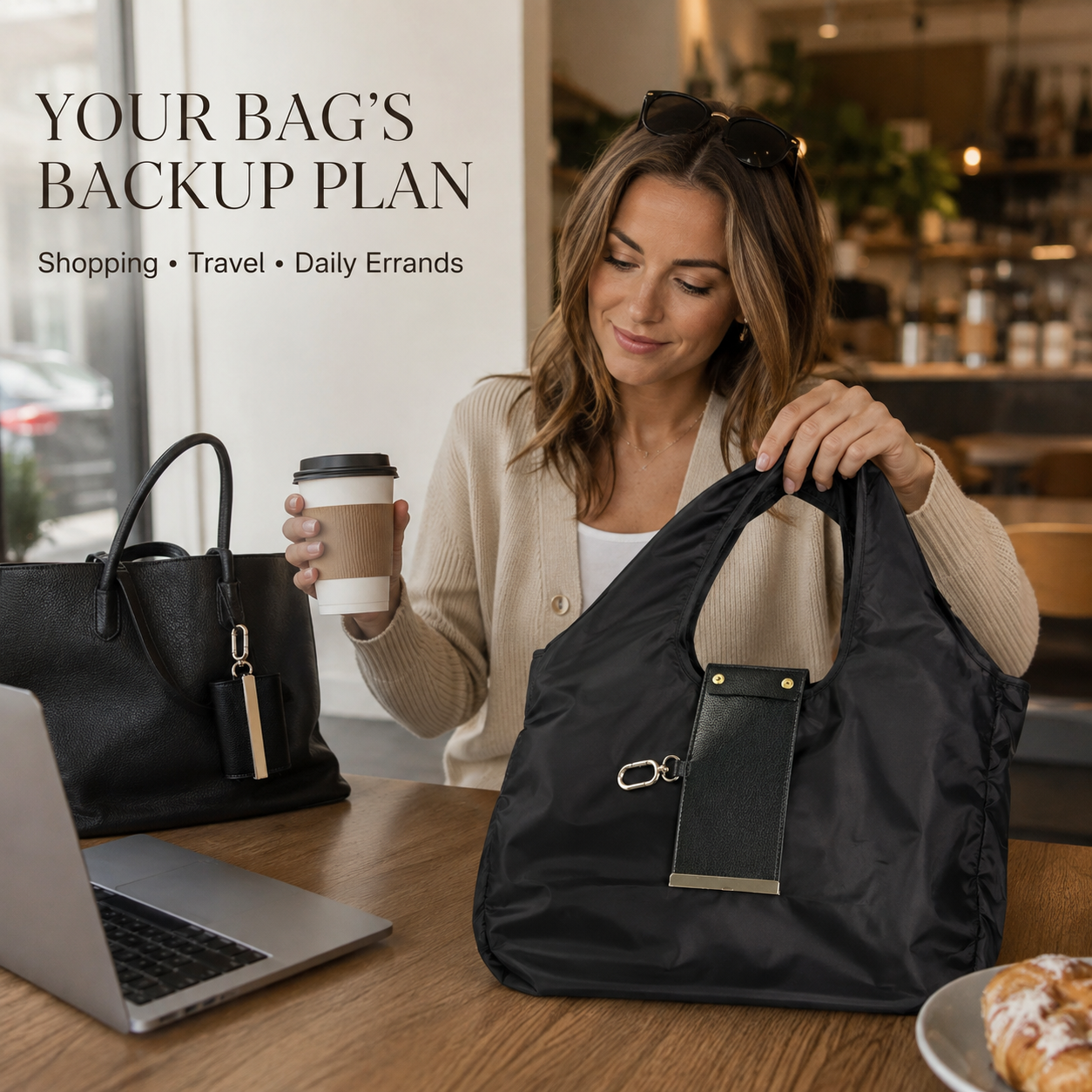 🔥Foldable Keychain Tote - A Backup Bag That OFFICIAL STORE Clips Onto Your Keys