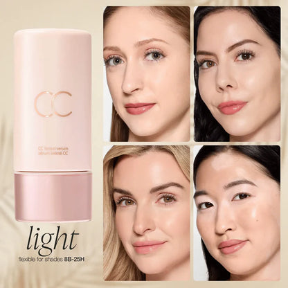 Summer Skin Set: CC color-correcting tinted serum + creaseless SPF 30 mineral setting powder