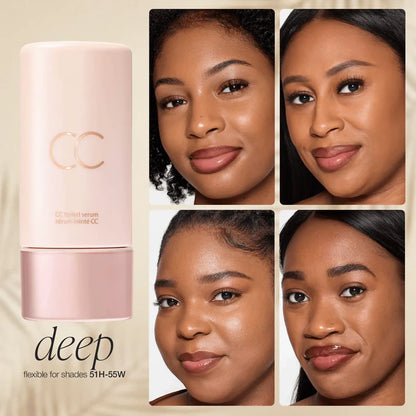 Summer Skin Set: CC color-correcting tinted serum + creaseless SPF 30 mineral setting powder