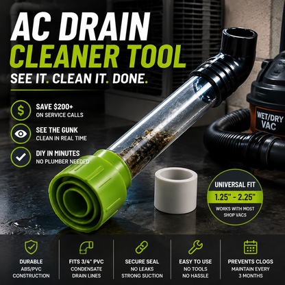 80K+ SOLD! ✨Clear Your AC Drain in Minutes — No Plumber Needed.