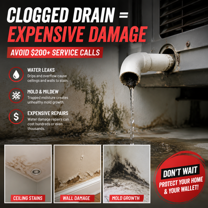 80K+ SOLD! ✨Clear Your AC Drain in Minutes — No Plumber Needed.