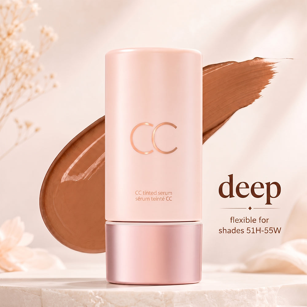 Summer Skin Set: CC color-correcting tinted serum + creaseless SPF 30 mineral setting powder