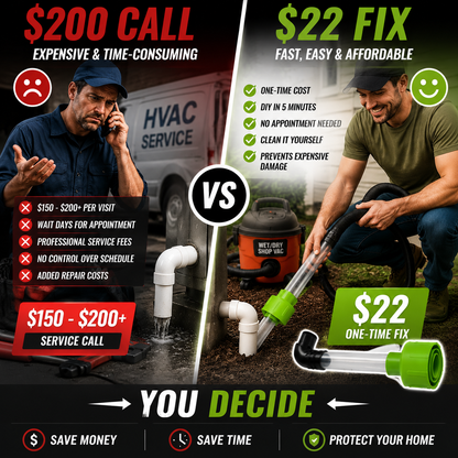80K+ SOLD! ✨Clear Your AC Drain in Minutes — No Plumber Needed.