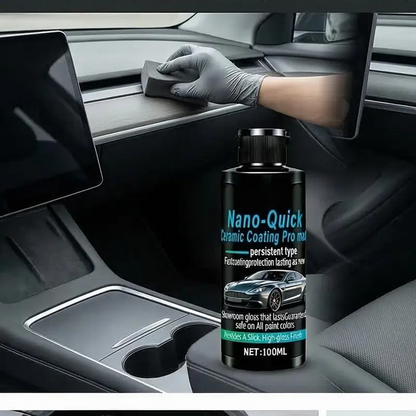 🚗Professional-grade nano-ceramic coating designed specifically for automobiles; utilizing advanced ceramic technology, it offers dust and water repellency along with a long-lasting shine.