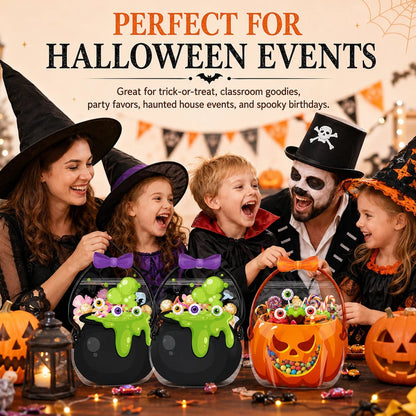 🔥Last Day 50% OFF - 🎃12/24/36Pcs Halloween Plastic Goodie Bags.