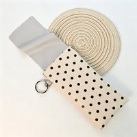White Polka Dot