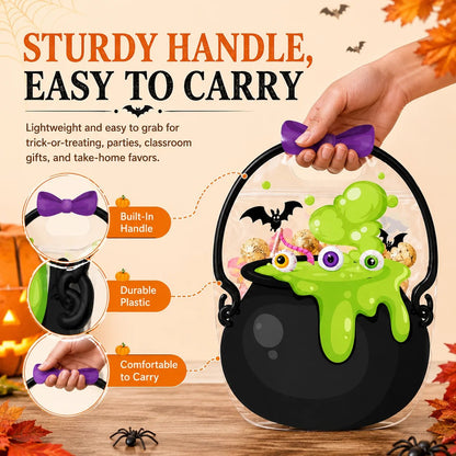 🔥Last Day 50% OFF - 🎃12/24/36Pcs Halloween Plastic Goodie Bags.