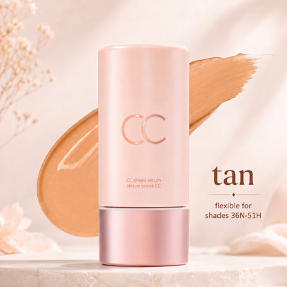 Summer Skin Set: CC color-correcting tinted serum + creaseless SPF 30 mineral setting powder