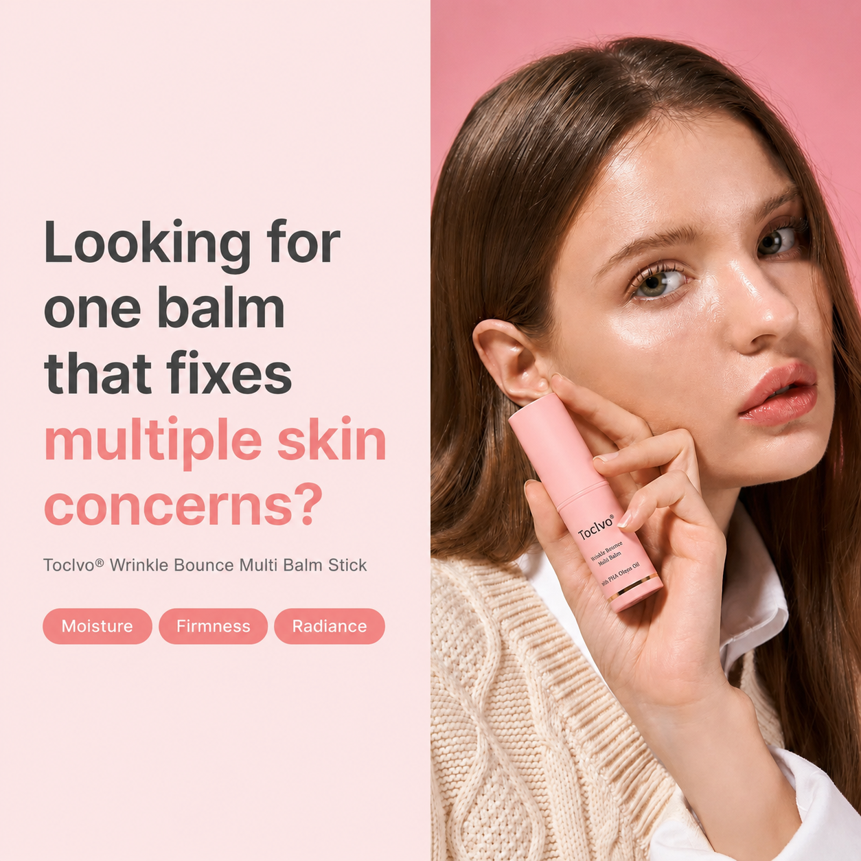 Toclvo® PDRN Collagen Volufiline Multi-Balm | Advanced Anti-Aging Volume Booster & Total Wrinkle Eraser
