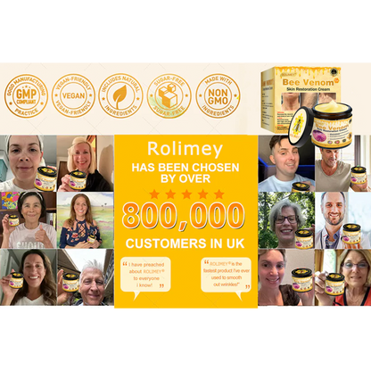 💫😍Rolimey® Bee venom Pro Comprehensive Cream —Tightening for Skin Types 🔥🔥