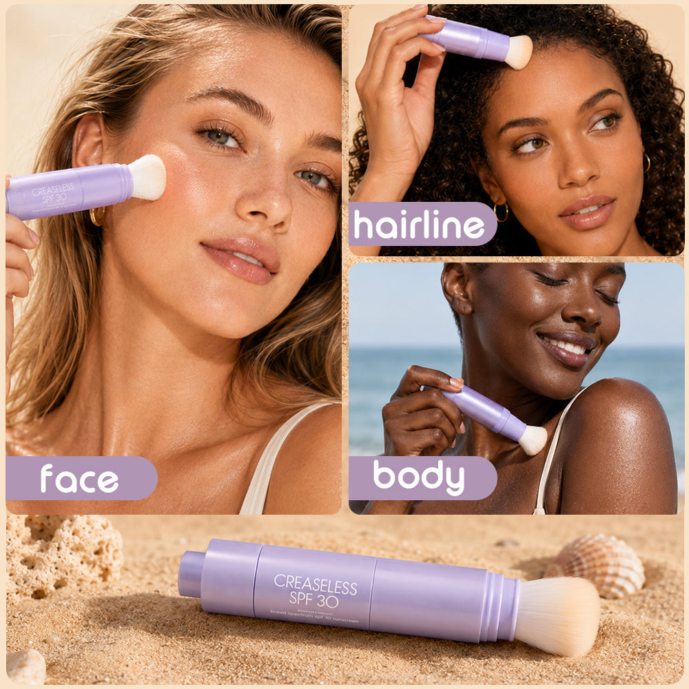 Summer Skin Set: CC color-correcting tinted serum + creaseless SPF 30 mineral setting powder
