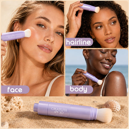 Summer Skin Set: CC color-correcting tinted serum + creaseless SPF 30 mineral setting powder