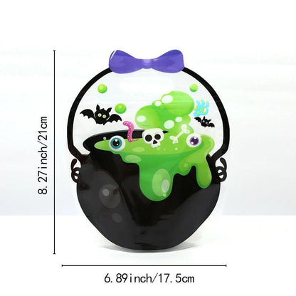 🔥Last Day 50% OFF - 🎃12/24/36Pcs Halloween Plastic Goodie Bags.