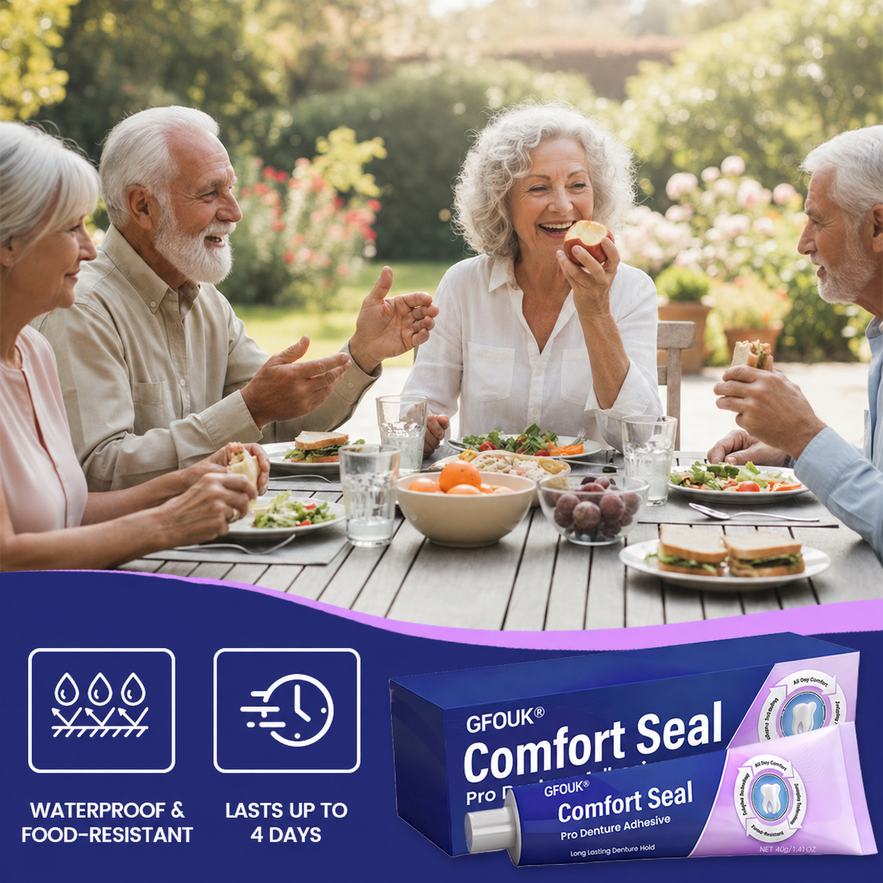 👩‍⚕️🏆 𝐎𝐟𝐟𝐢𝐜𝐢𝐚𝐥 𝐒𝐭𝐨𝐫𝐞 | GFOUK® Comfort Seal Pro Denture Adhesive