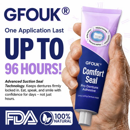 👩‍⚕️🏆 𝐎𝐟𝐟𝐢𝐜𝐢𝐚𝐥 𝐒𝐭𝐨𝐫𝐞 | GFOUK® Comfort Seal Pro Denture Adhesive
