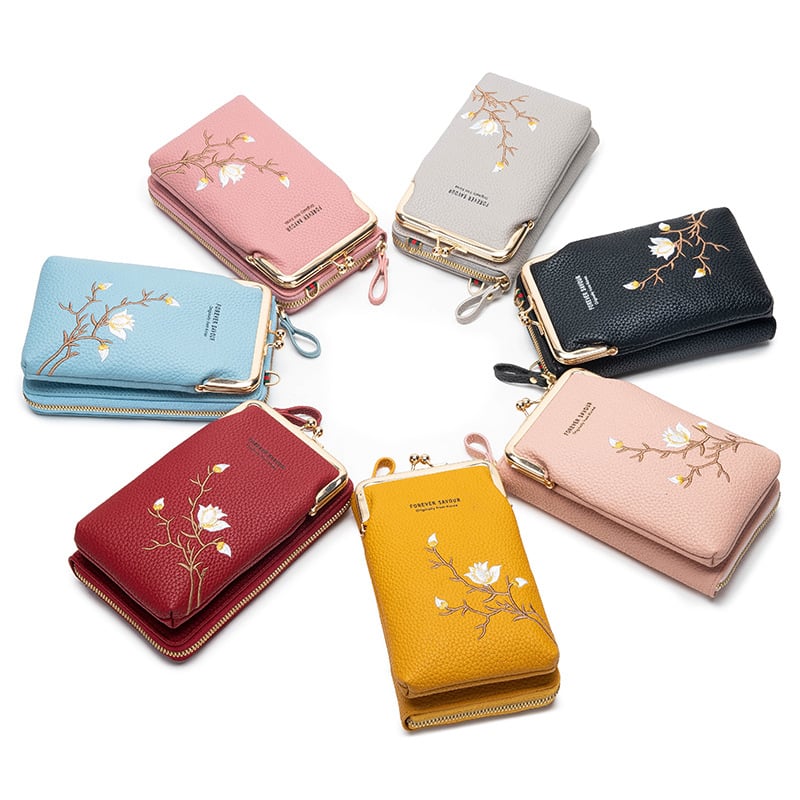 🔥Last Day 49% OFF 🎁Women Sling Cross-Body Wallet with Mobile Cell Phone Holder