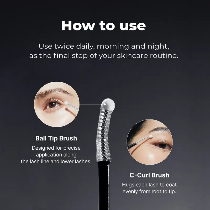 Eyelash Growth Serum- Safe & Gentle Lashes Care, Fuller, Thicker in 2 Weeks, Non-Prostaglandin