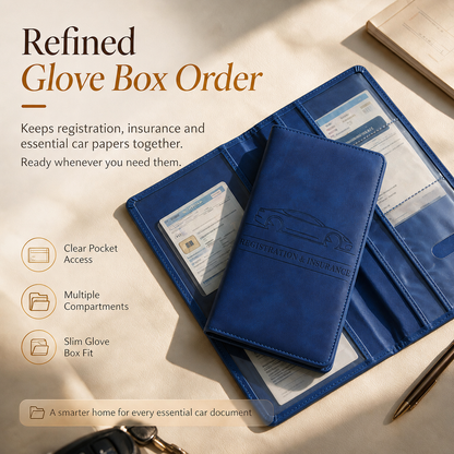 CAR DOCUMENT ORGANIZER 🚗 📄 Car Registration & Insurance Document Holder