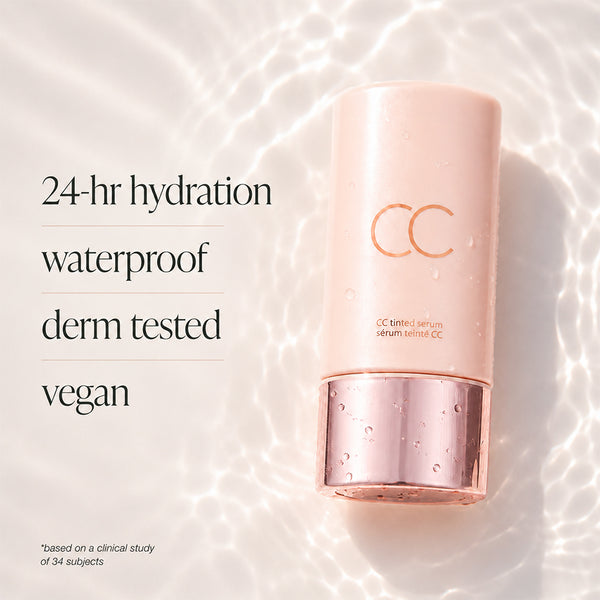 Summer Skin Set: CC color-correcting tinted serum + creaseless SPF 30 mineral setting powder
