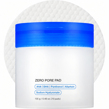 💞60K+ SOLD! ✨Zero Pore Pads (AHA + BHA) |  Korean No.1 Viral Toner Pads