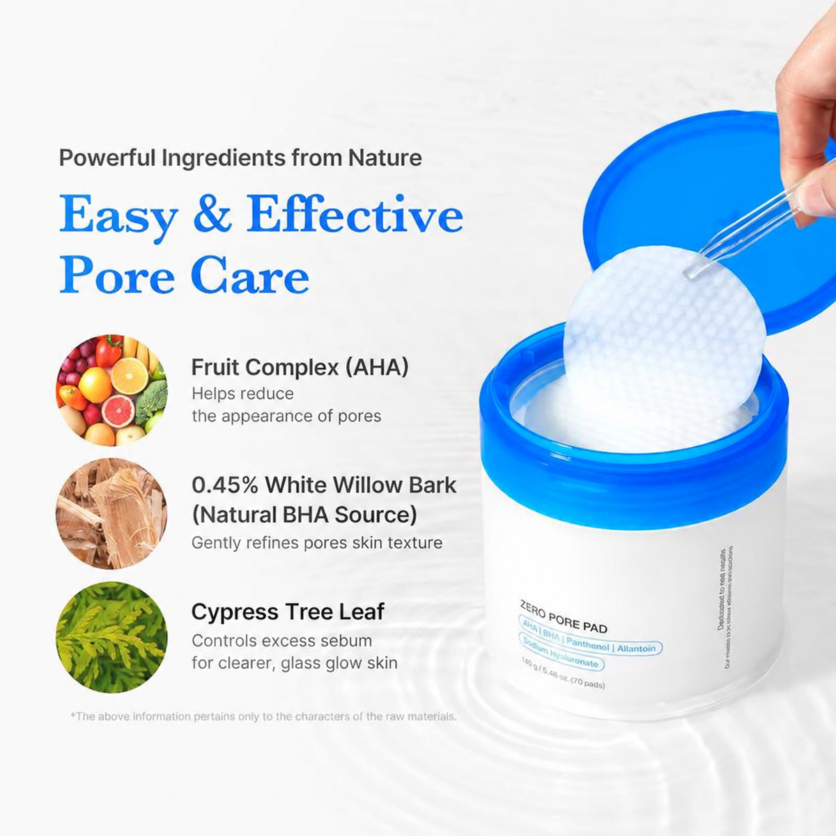 💞60K+ SOLD! ✨Zero Pore Pads (AHA + BHA) |  Korean No.1 Viral Toner Pads
