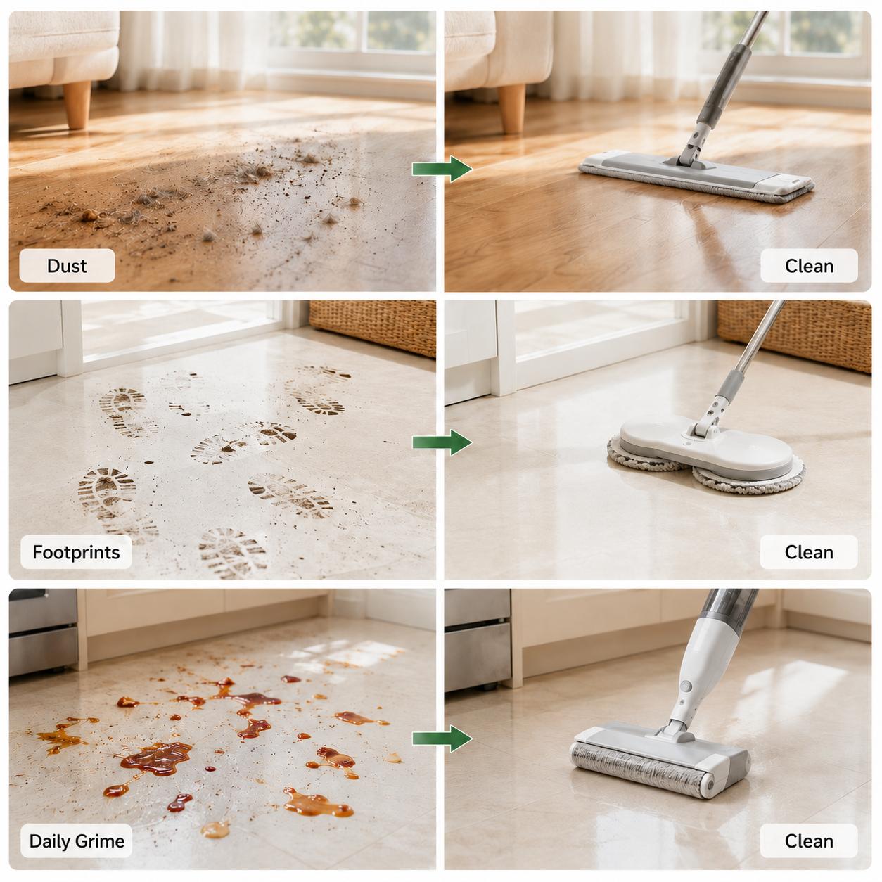 Last Day 80% OFF🎁Multi-Surface Antibacterial Cleaner for Hardwood, Tile & Laminate