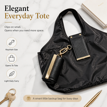 🔥Foldable Keychain Tote - A Backup Bag That OFFICIAL STORE Clips Onto Your Keys