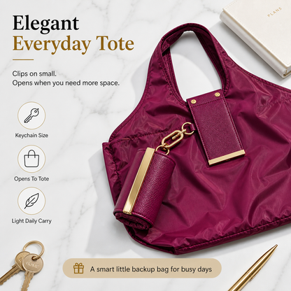 🔥Foldable Keychain Tote - A Backup Bag That OFFICIAL STORE Clips Onto Your Keys